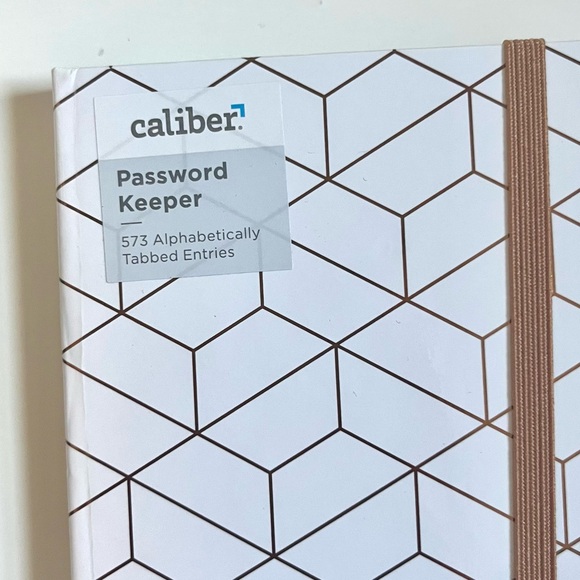 ๐ท๏ธ Caliber password keeper hard cover abstract mini journal for purse - Picture 4 of 12